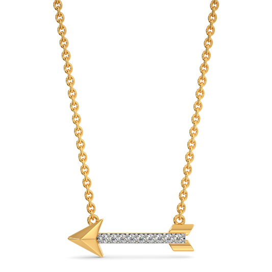 When Love Strikes Diamond Necklaces