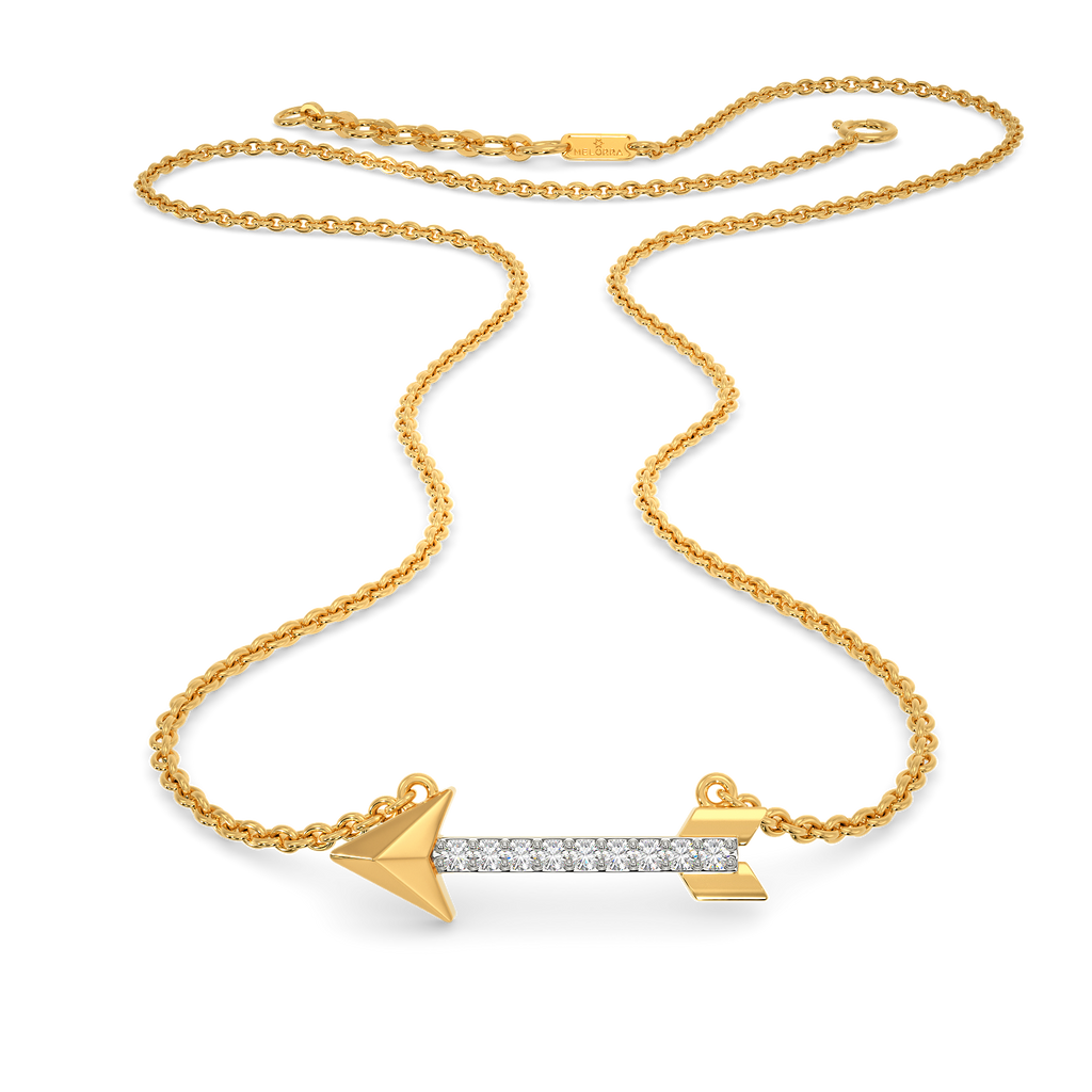 When Love Strikes Diamond Necklaces