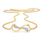 Bow Knot Diamond Necklaces