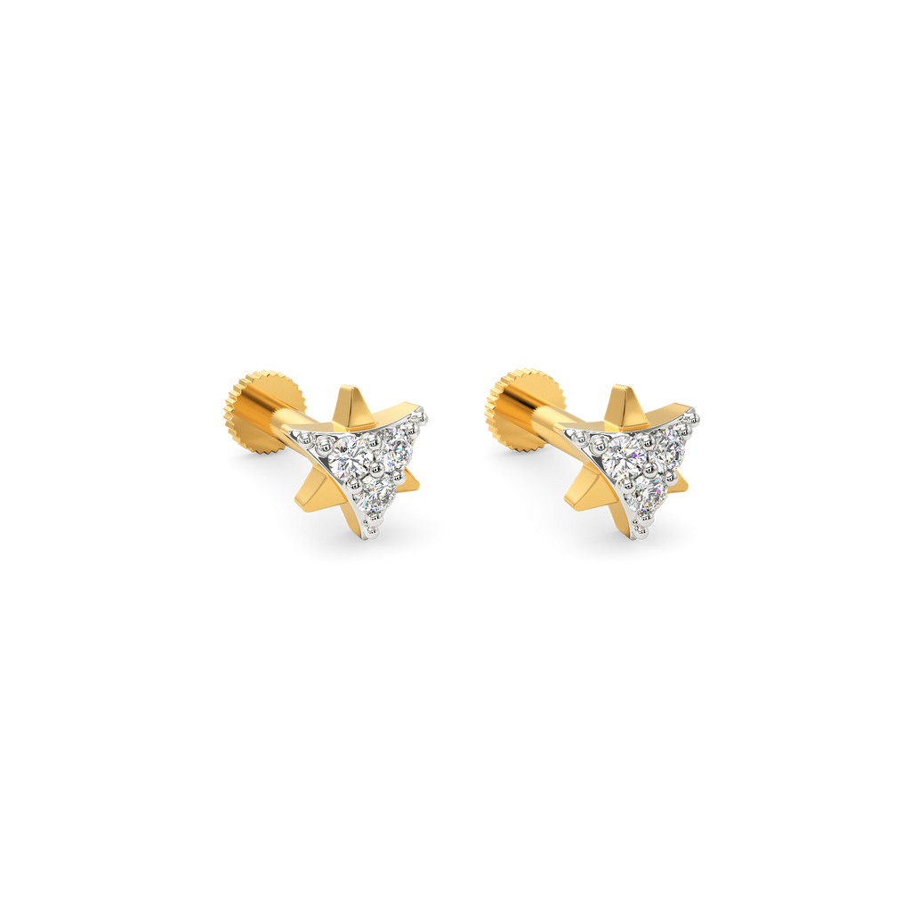 Like A Trillium Diamond Earrings