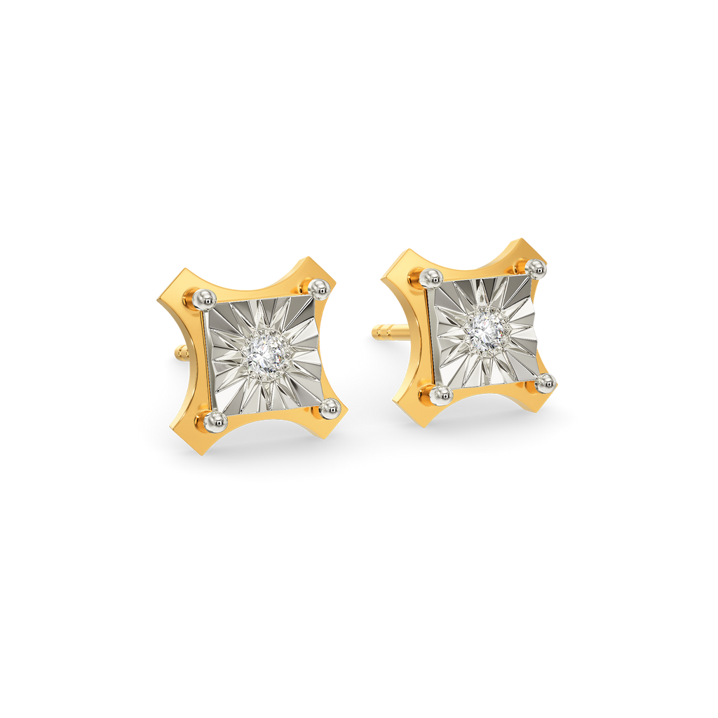 Two Tales Diamond Earrings