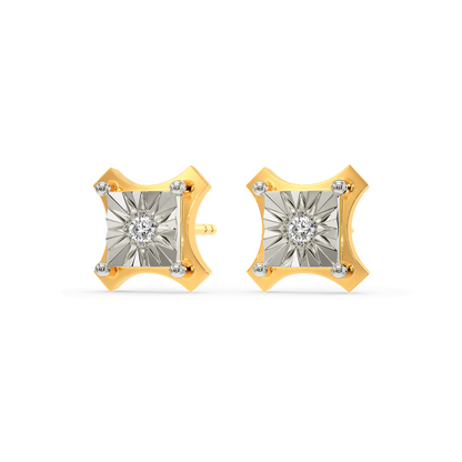 Two Tales Diamond Earrings
