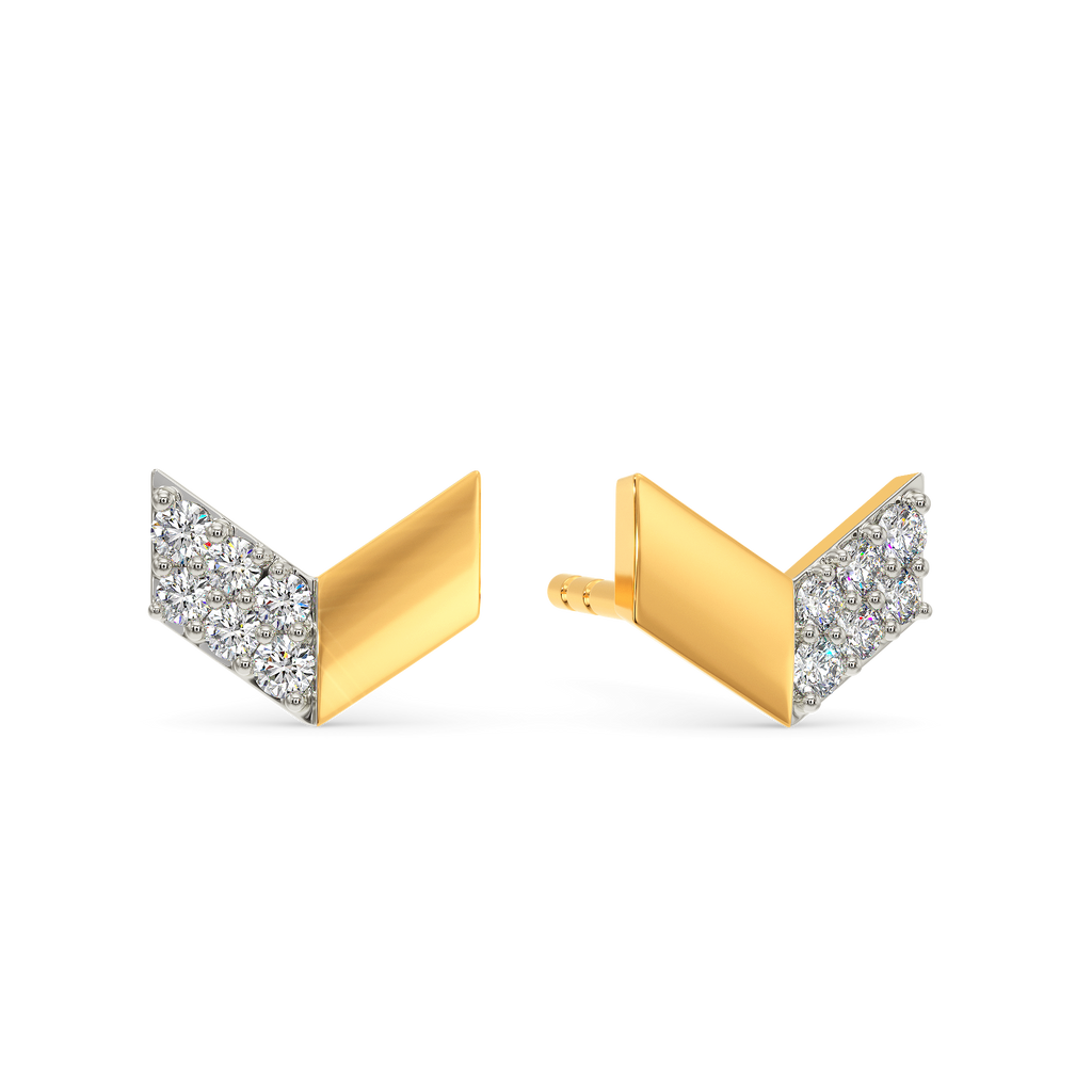 Dazzle Lines Diamond Earrings