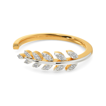 Fern Frond Diamond Rings