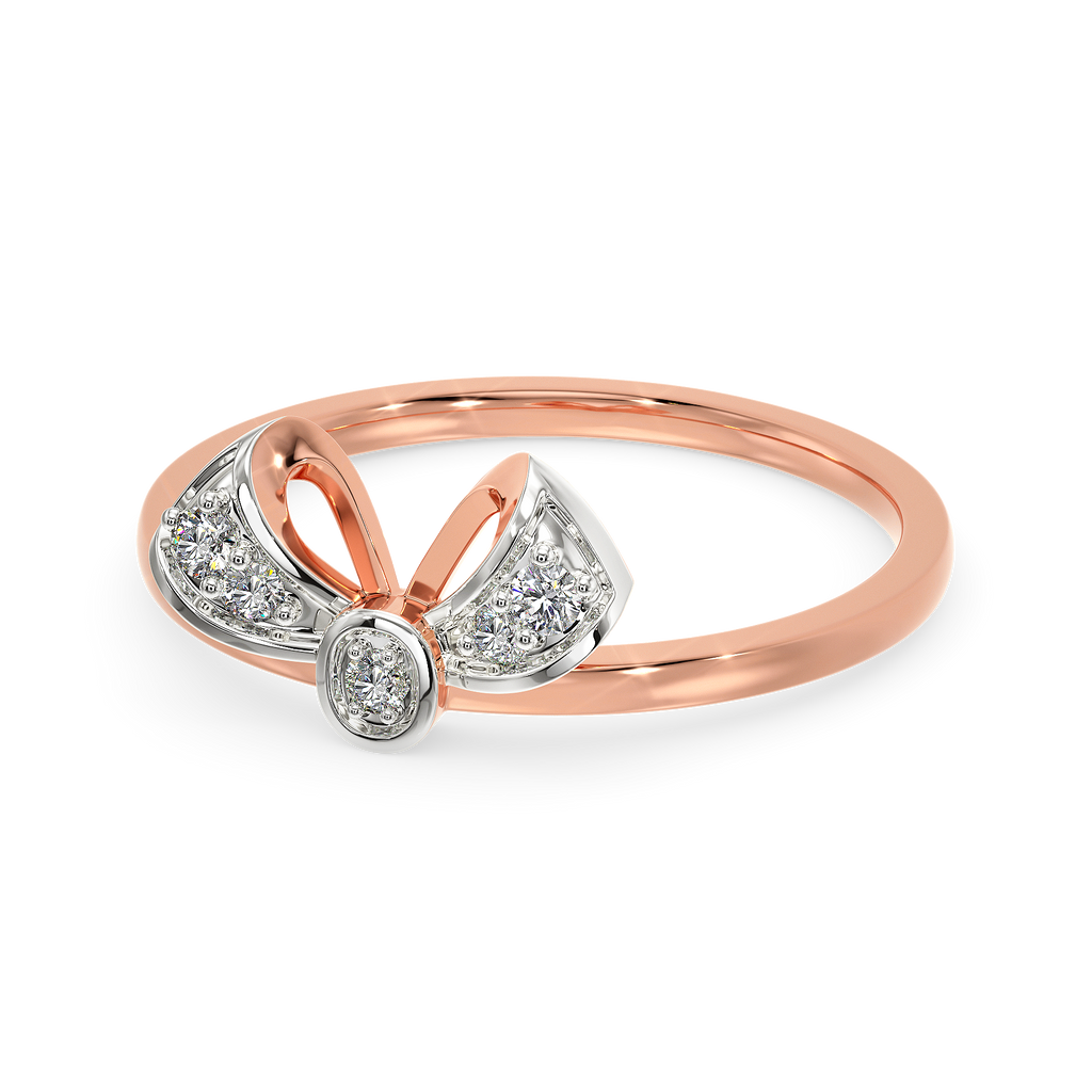 Just Bow It Diamond Rings