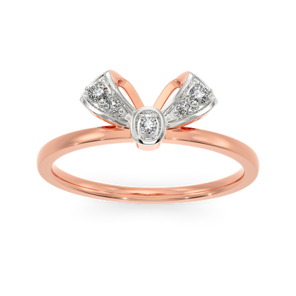 Just Bow It Diamond Rings