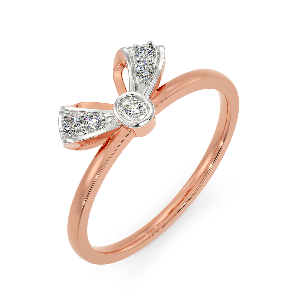 Just Bow It Diamond Rings