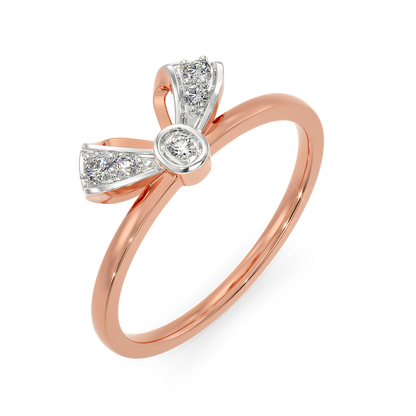 Just Bow It Diamond Rings