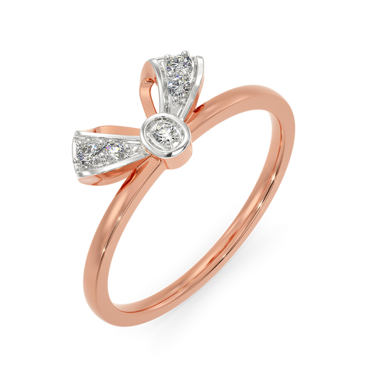 Just Bow It Diamond Rings