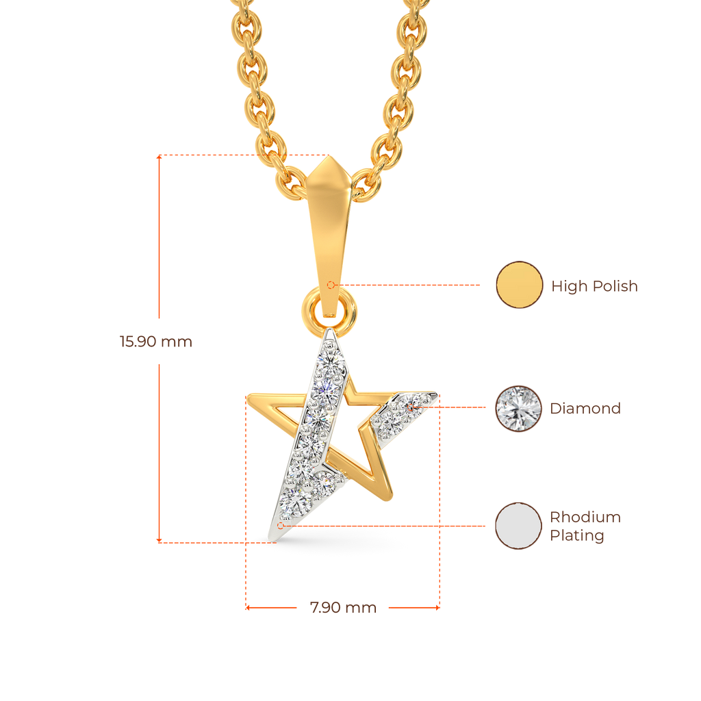 Star Pop Diamond Pendants