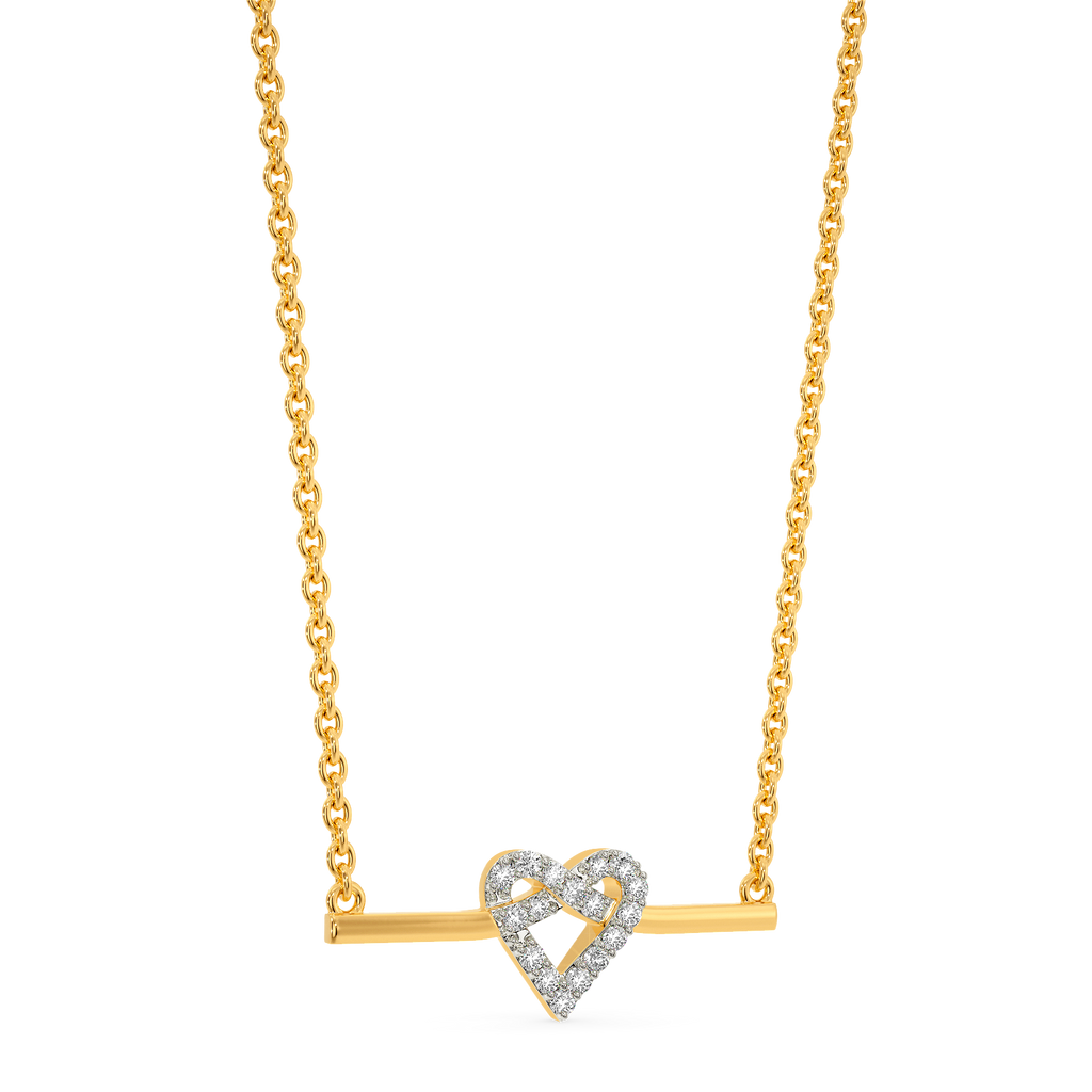 Your Heart Zone Diamond Necklaces