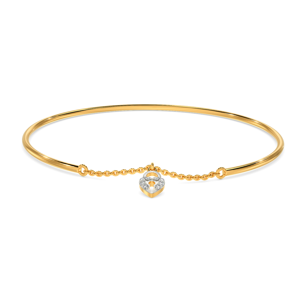 Drop Of A Charm Diamond Bangles