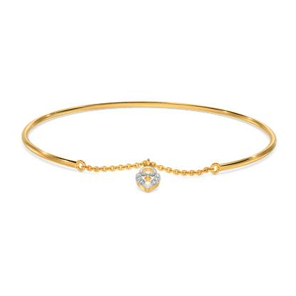 Drop Of A Charm Diamond Bangles