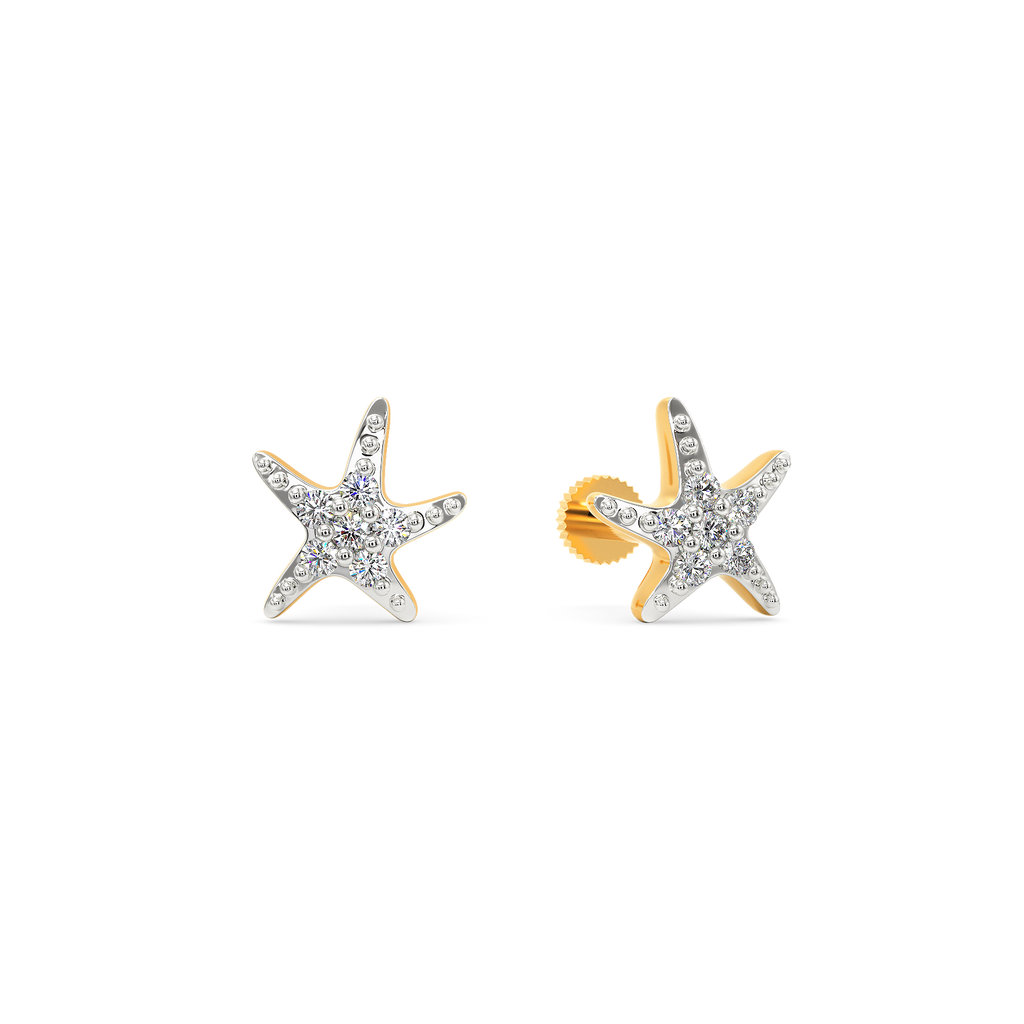 Starfish Zeal Diamond Earrings