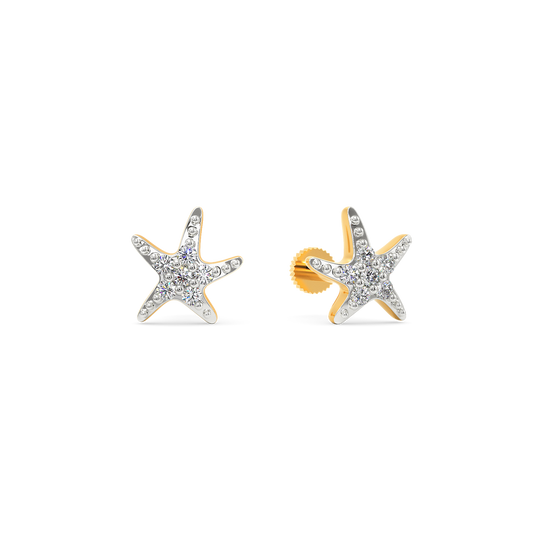 Starfish Zeal Diamond Earrings