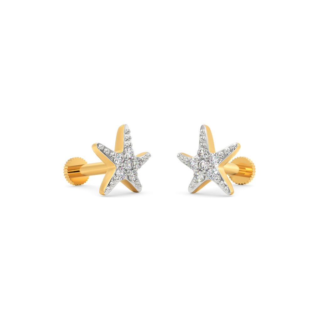 Starfish Zeal Diamond Earrings
