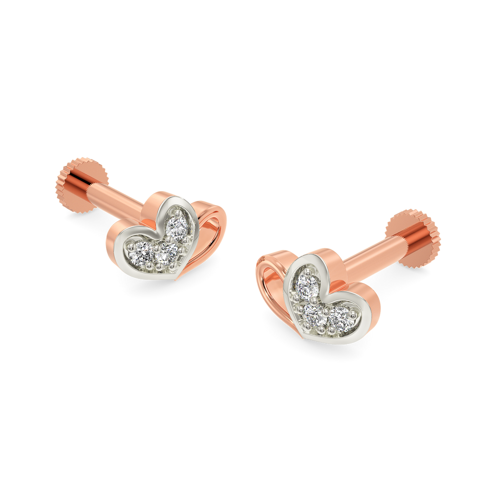 Cookie Kiss  Diamond Earrings