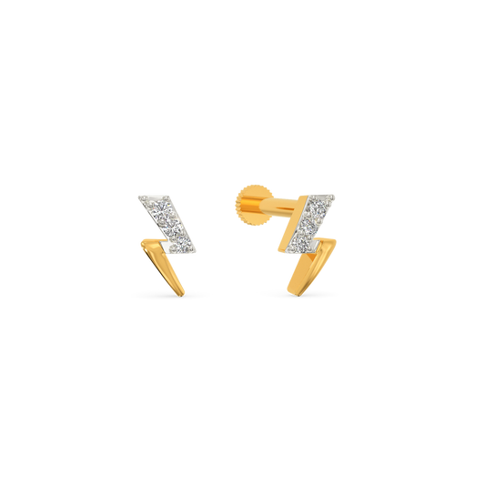 Flash Aura Diamond Earrings