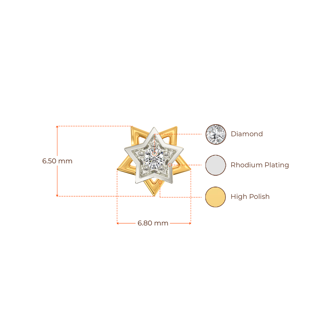 Stars Align Diamond Earrings