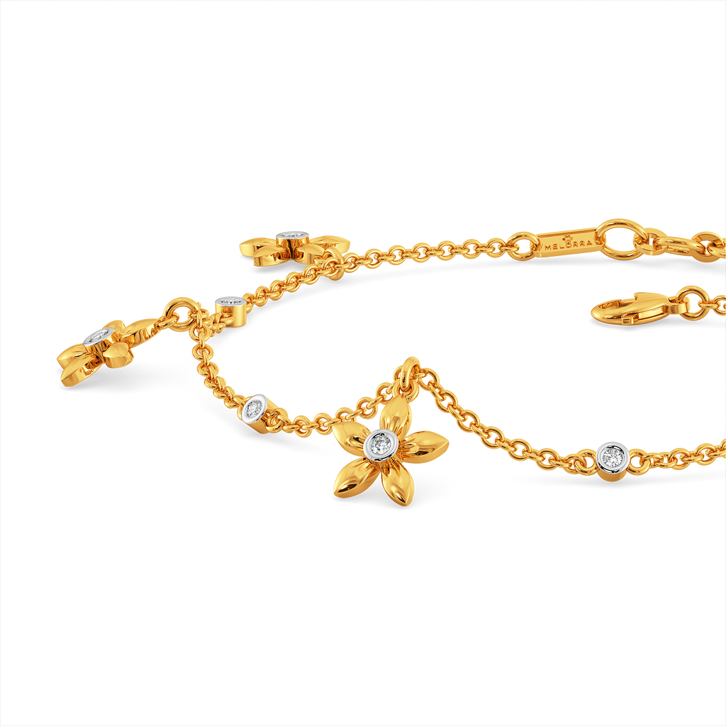 Amidst the Lilies Diamond Bracelets