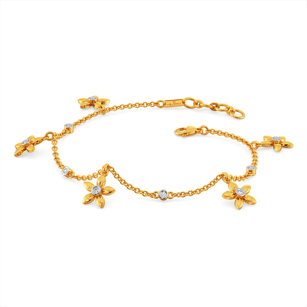 Amidst the Lilies Diamond Bracelets