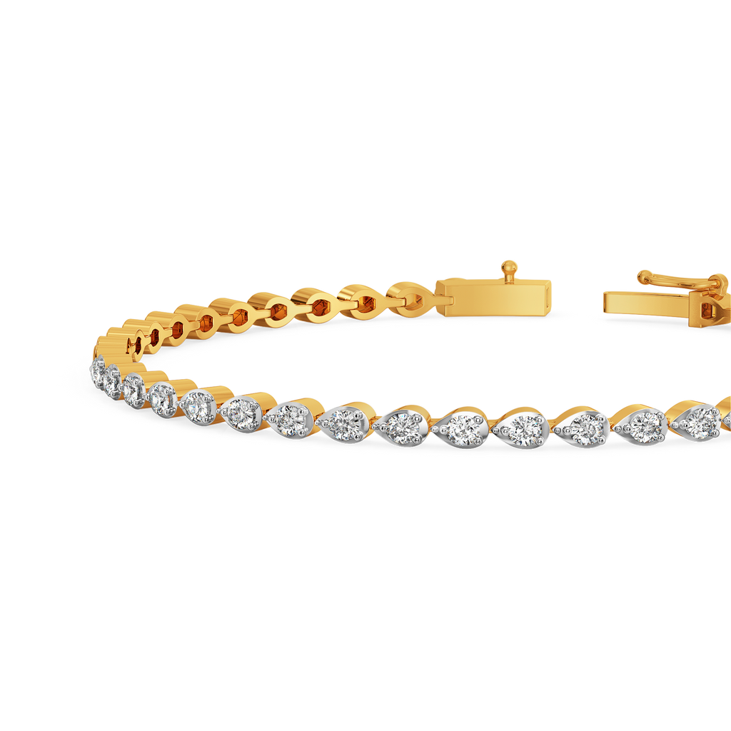 Shimmer Drop Diamond Bracelets