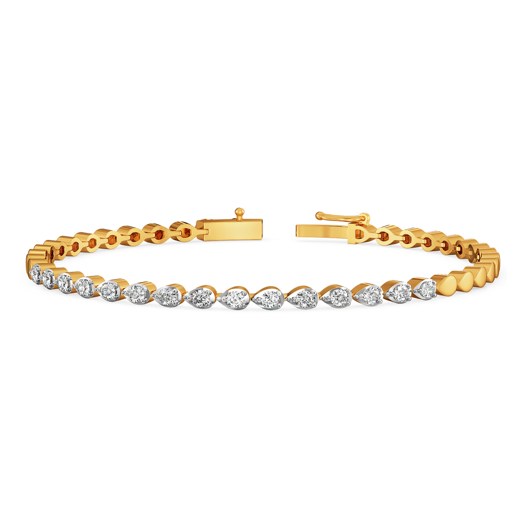 Shimmer Drop Diamond Bracelets