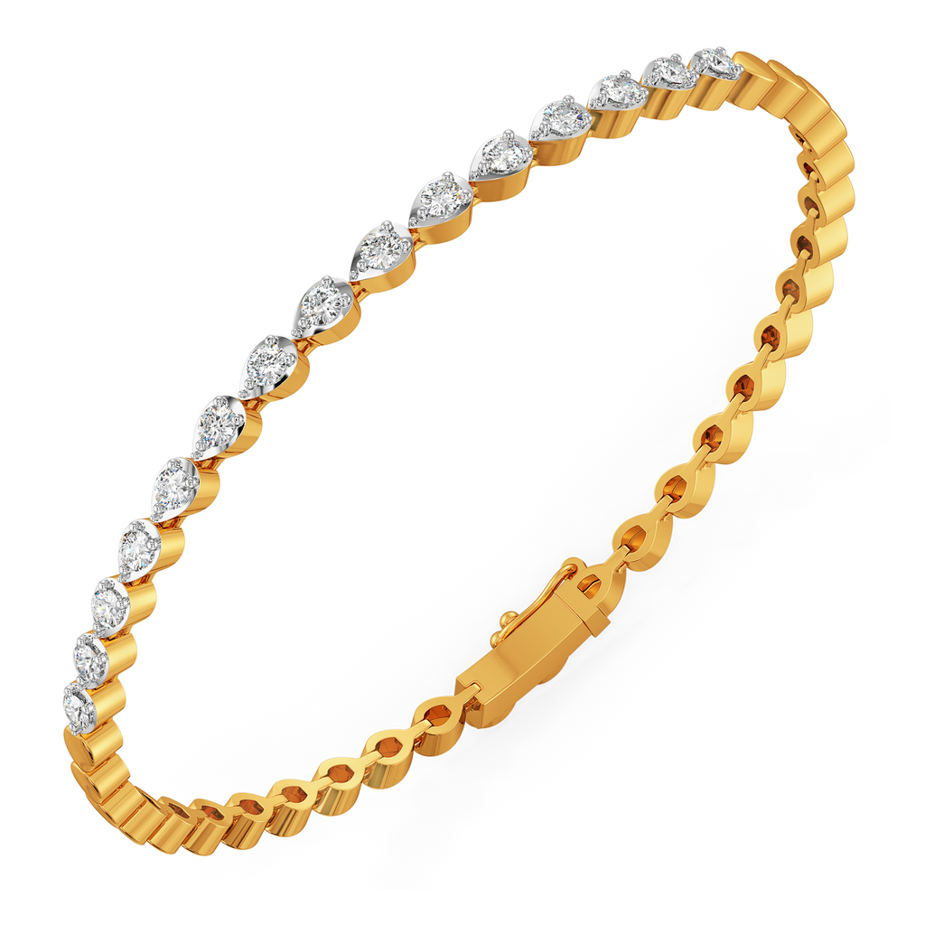 Shimmer Drop Diamond Bracelets