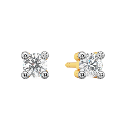 Sculpted Starlet Diamond Earrings