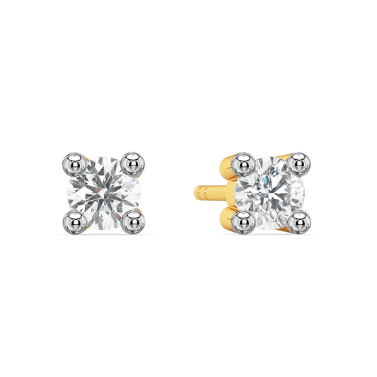 Sculpted Starlet Diamond Earrings