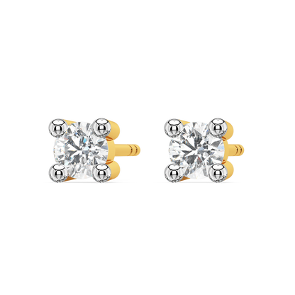 Sculpted Starlet Diamond Earrings
