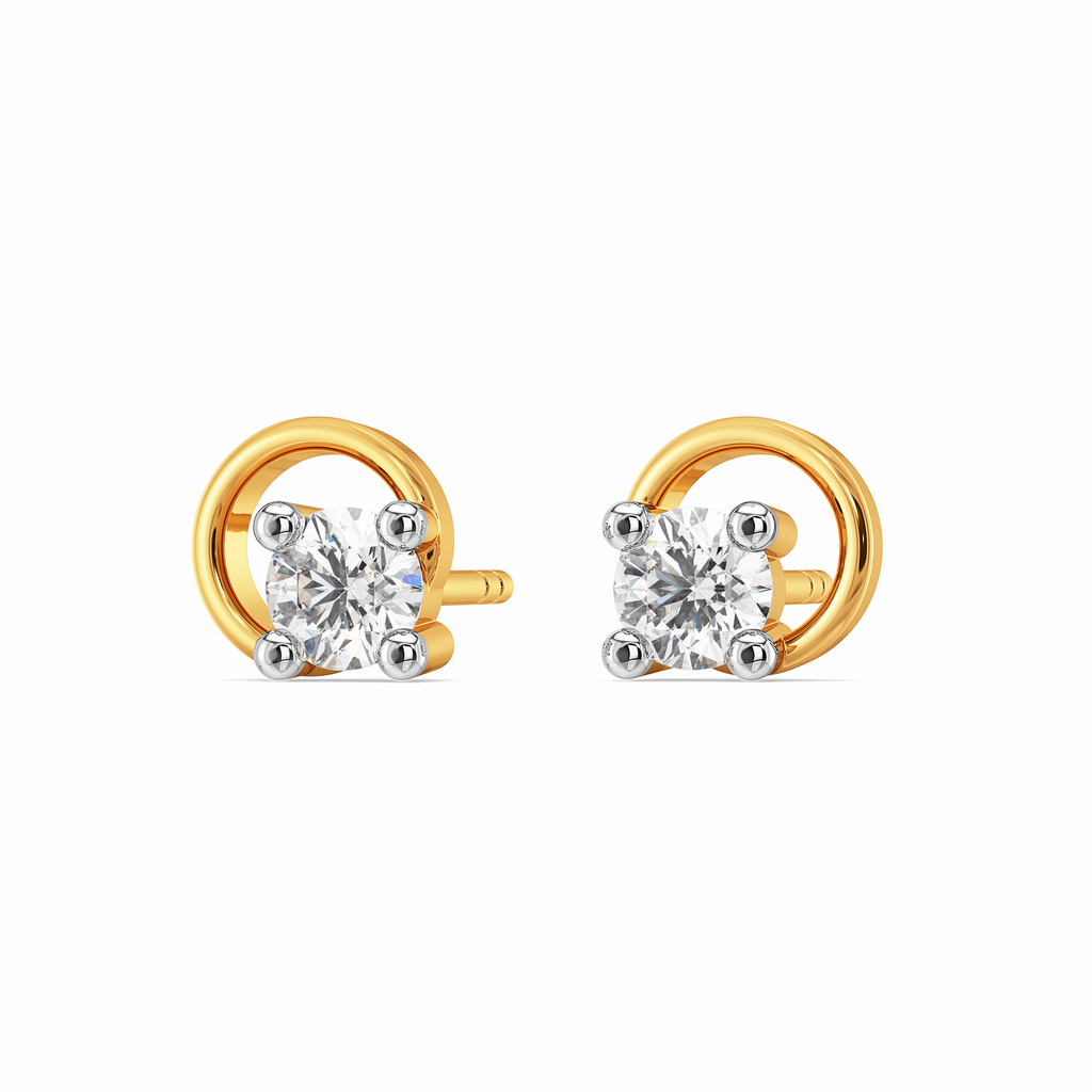 Style Up Diamond Earrings