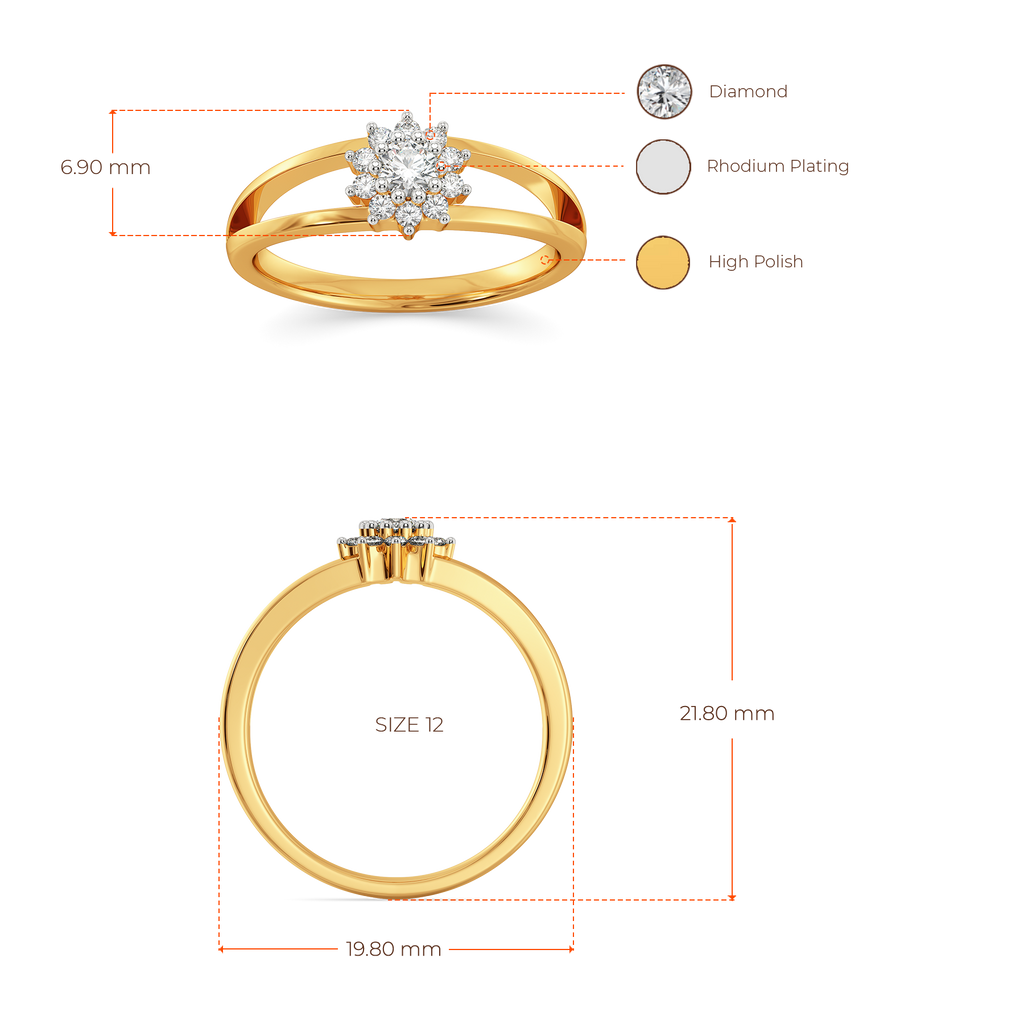 Petal Glow Diamond Rings