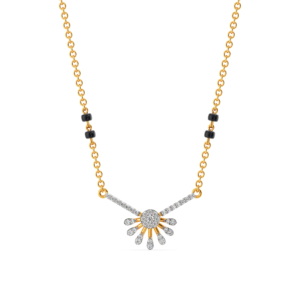 Golden Harmony Diamond Necklaces