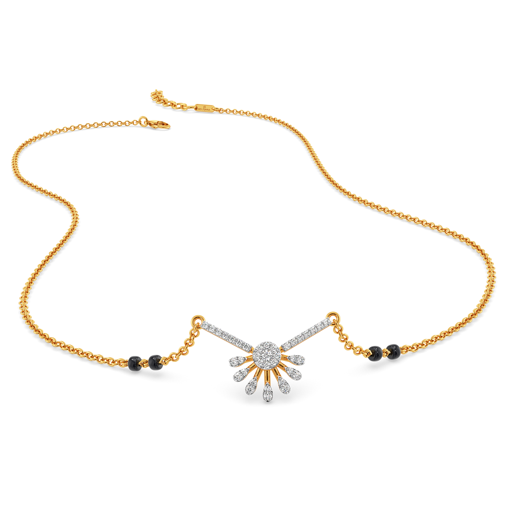 Golden Harmony Diamond Necklaces