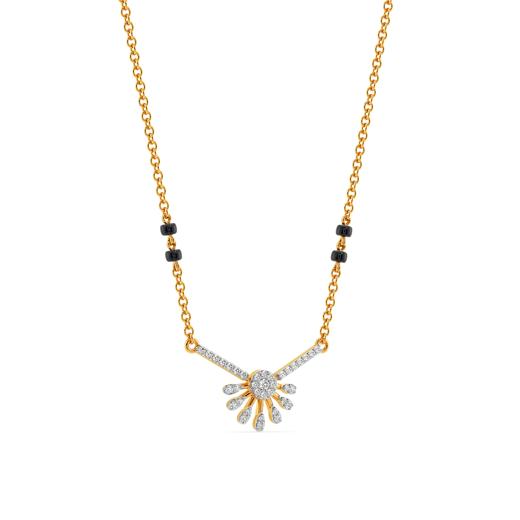 Golden Harmony Diamond Necklaces