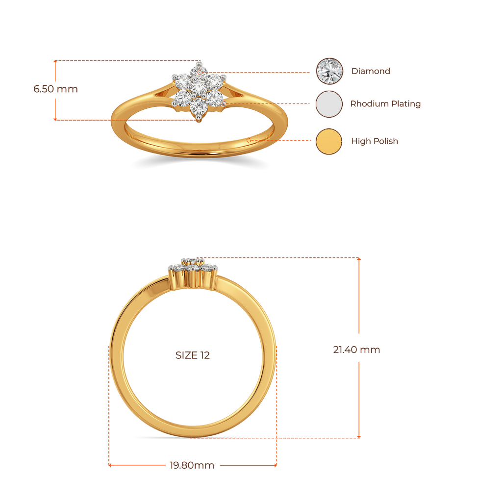 Shooting Star Diamond Rings