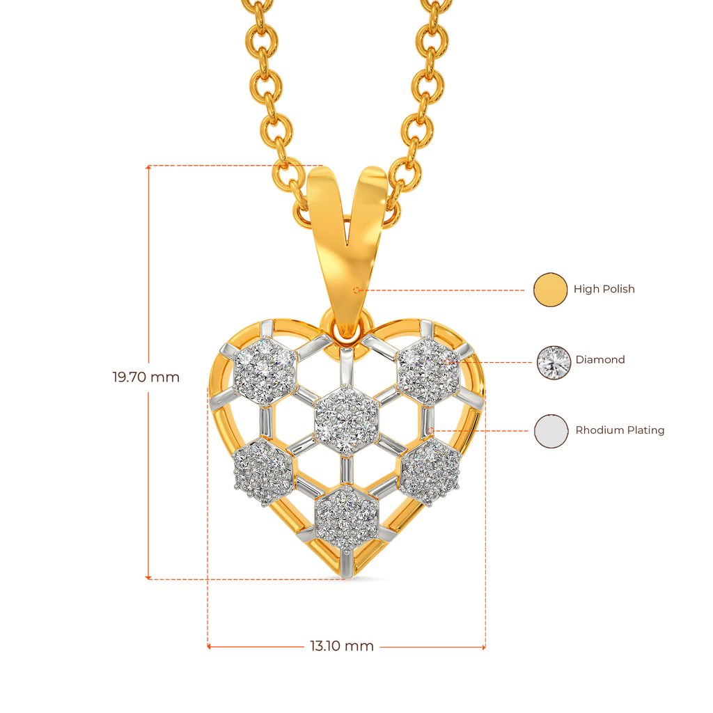 Lacey Love Story Diamond Pendants