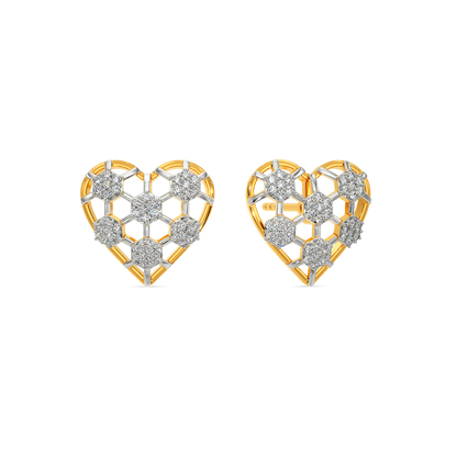 Lacey Love Story Diamond Earrings