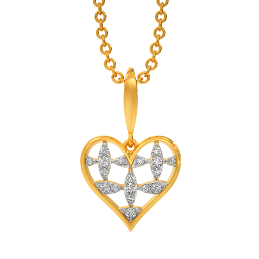 Love is Brewing  Diamond Pendants