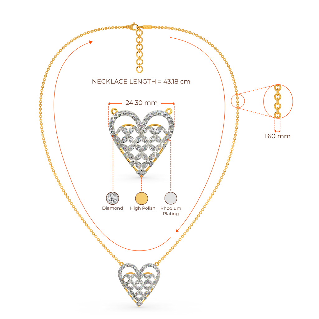 My One True Love Diamond Necklaces