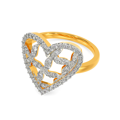 Lace Romance Diamond Rings