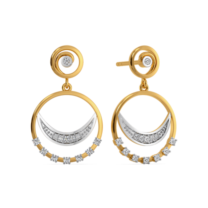 Saanjh Sparkle Diamond Earrings