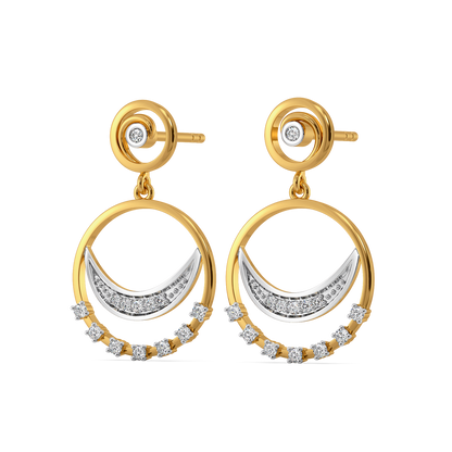 Saanjh Sparkle Diamond Earrings