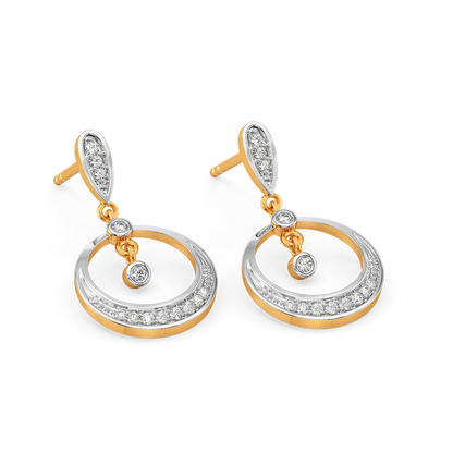 Heer Hangings Diamond Earrings