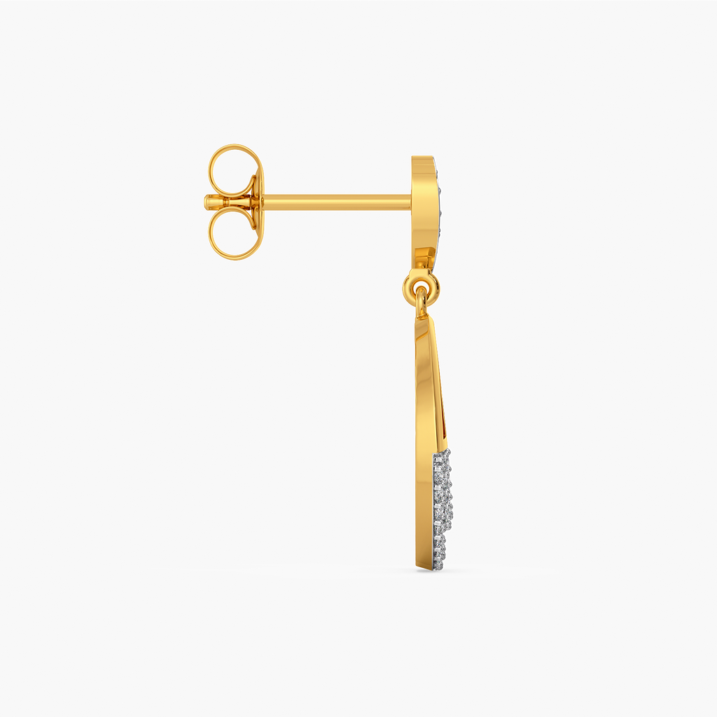Desi Drape  Diamond Earrings