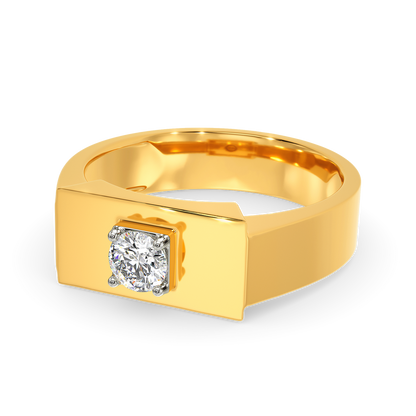 Chic Minimalism Diamond Rings For Men