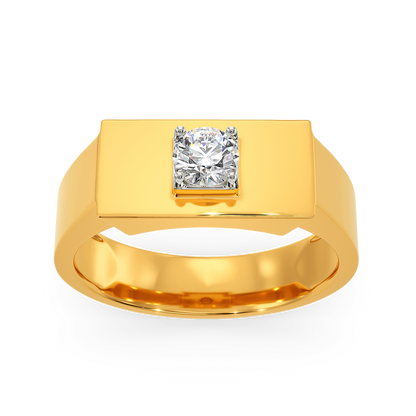 Chic Minimalism Diamond Rings For Men