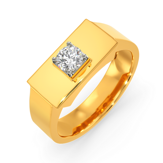 Chic Minimalism Diamond Rings For Men