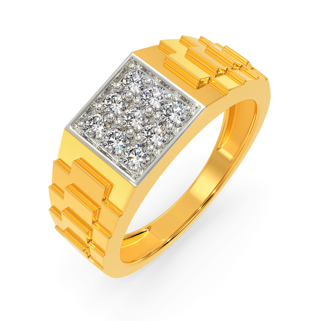 Trippy Cheer Diamond Rings For Men